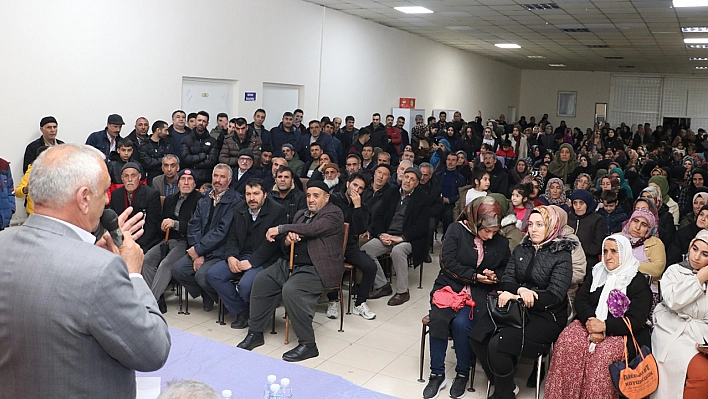 Başkan Gülbasan'dan Miting Gibi Proje Tanıtım Toplantısı