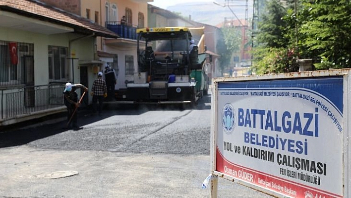 Battalgazi'de asfaltsız yol kalmıyor