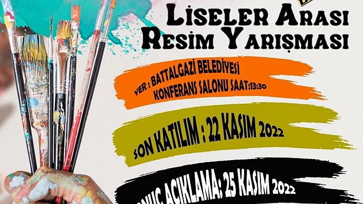 Battalgazi'de ödüllü resim yarışması