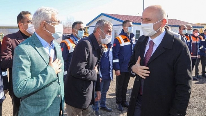 Battalgazi'nin projelerine Bakan Karaismailoğlu'ndan tam destek