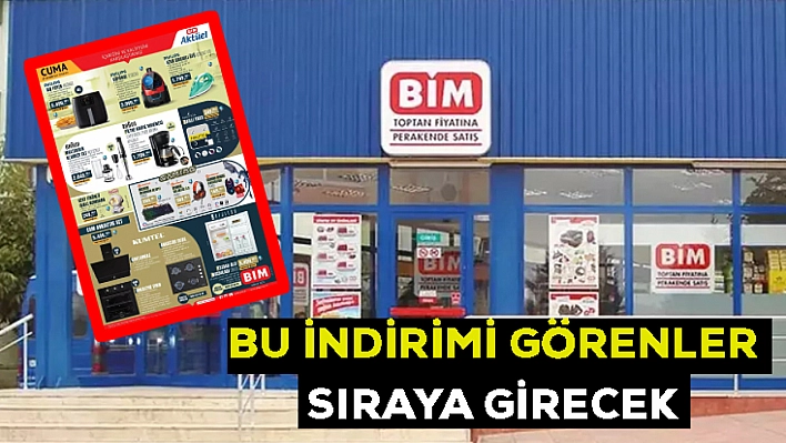 BİM marketleri Elazığ'da görülmedik indirimlere gitti: Ev hanımlarını sevindirecek haber...