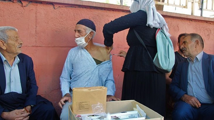 Bingöl aşı haritasında maviye yaklaşıyor