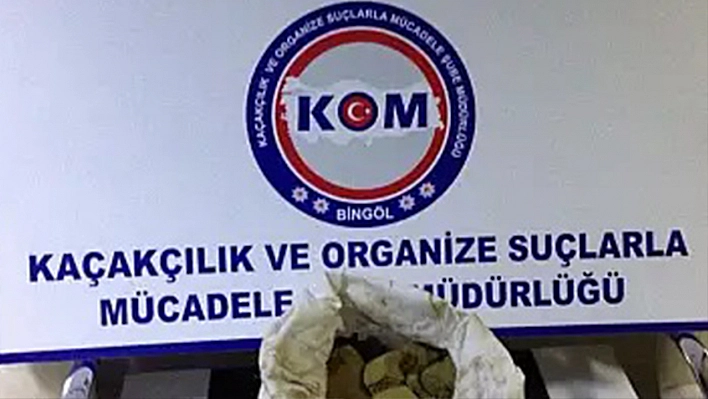 Bingöl'de 10 kilogram esrar ele geçirildi