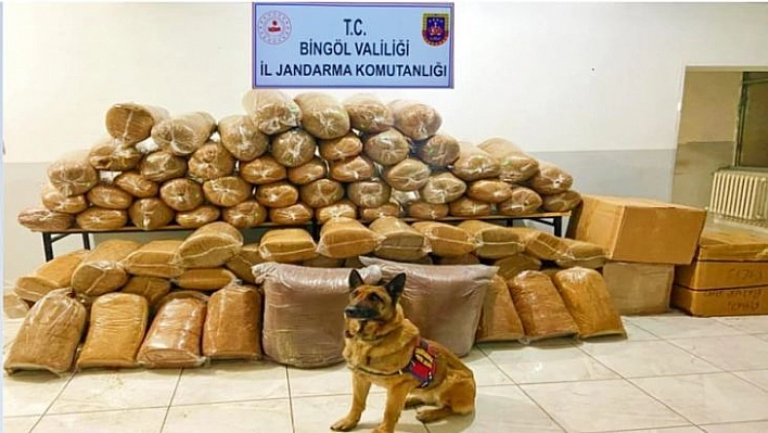 Bingöl'de 650 kilo kıyılmış tütün ele geçirildi