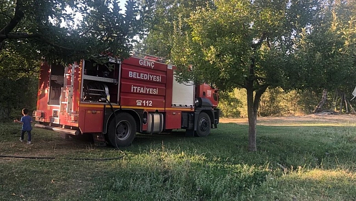 Bingöl'de bahçe yangını söndürüldü