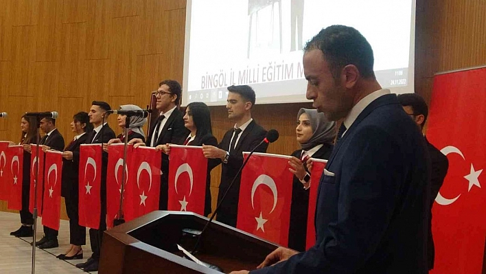 Bingöl'de göreve yeni başlayan öğretmenlerden en anlamlı yemin