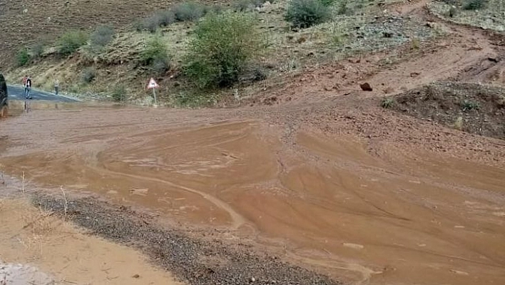 Bingöl'de heyelan nedeniyle kapanan yollar ulaşıma açıldı