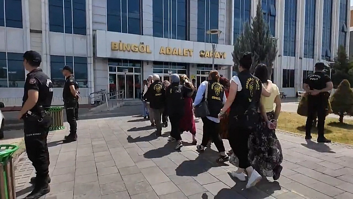 Bingöl'de hırsızlık çetesine büyük darbe: 10 gözaltı!