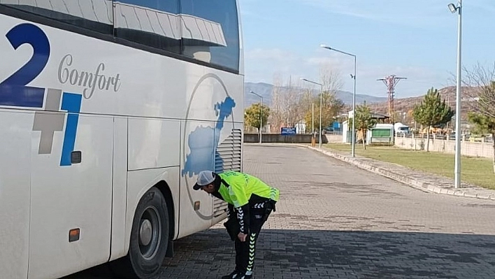 Bingöl'de kış lastiği denetimi