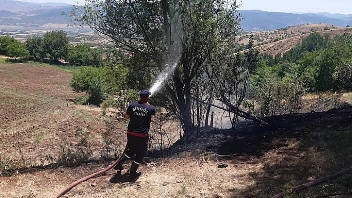 Bingöl'de örtü yangınları söndürüldü