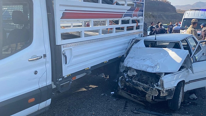 Bingöl'de trafik kazası: 1 ölü, 3 yaralı