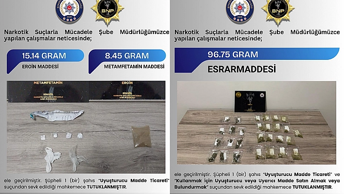 Bingöl'de uyuşturucu operasyonu