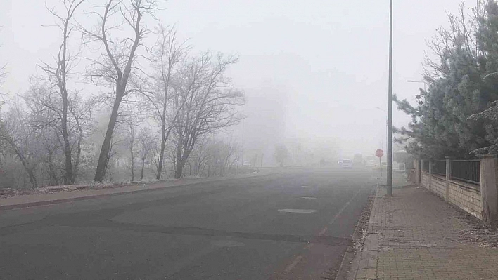 Bingöl'de yoğun sis etkili oldu