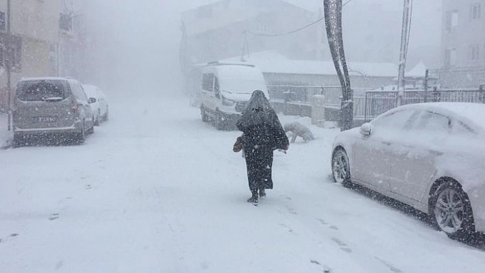 Bingöl Karlıova'da tipi etkili oldu, 86 köy yolu ulaşıma kapandı