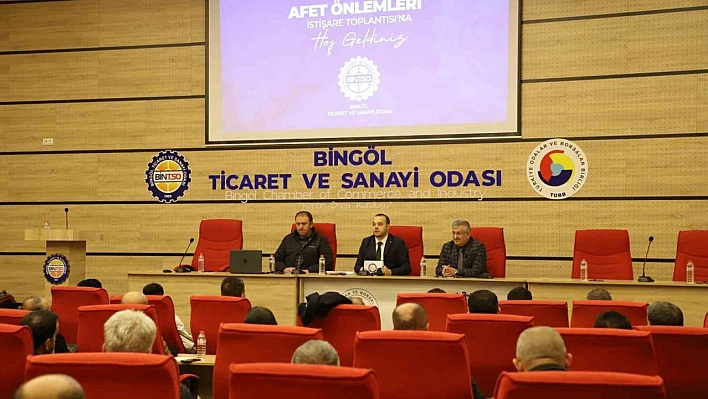 BİNTSO Başkanı Çintay: 'Bingöl, genel hayata etkili afet bölgesi ilan edilmelidir'