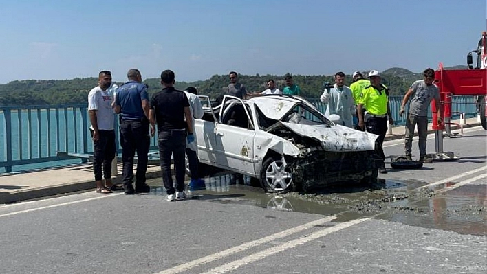 Bir Ailenin Yok Olduğu Kaza Kamerada