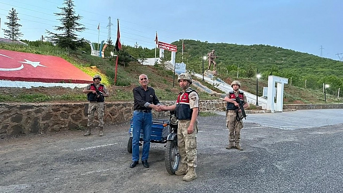 Çalıntı motosiklet sahibine teslim edildi