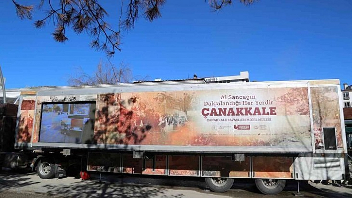 Çanakkale Savaşları Mobil Müzesine Tunceli'de yoğun ilgi