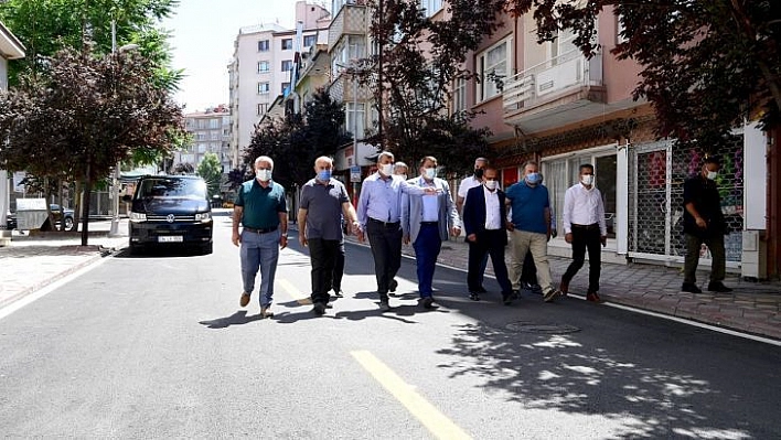 Cezmi Kartay Caddesi'ndeki yenileme çalışmaları tamamlandı