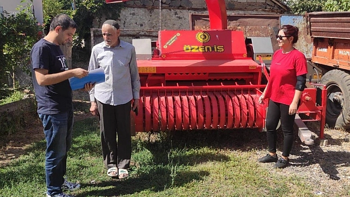 Çiftçilerin makineleri kontrol edildi