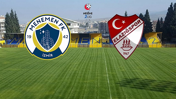 Çimentaş Elazığspor - Menemen FK Canlı Anlatım