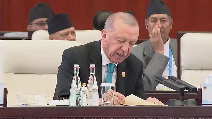 Cumhurbaşkanı Erdoğan'dan Çin'deki zirvede 'Gazze' çağrısı