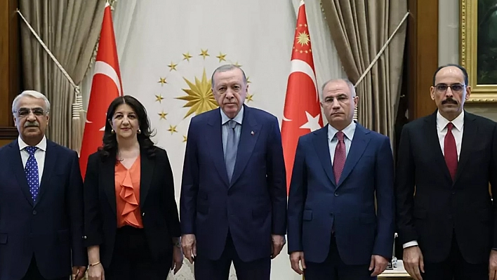 Cumhurbaşkanı Erdoğan ile DEM Parti heyeti arasındaki görüşme sona erdi