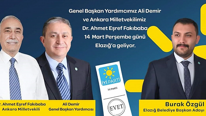 Demir ve Fakıbaba Elazığ'a Geliyor