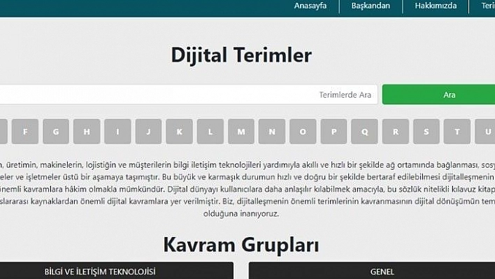 'Dijital Terimler Kılavuzu' İş Dünyasının Hizmetine Sunuldu