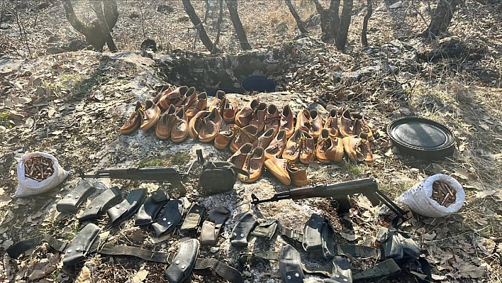 Diyarbakır'da terör örgütüne ait malzemeler ele geçirildi