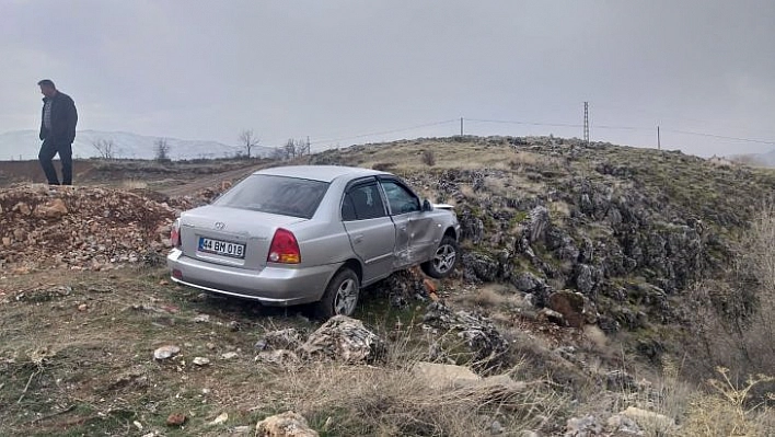 Doğanşehir'de kaza: 1 yaralı