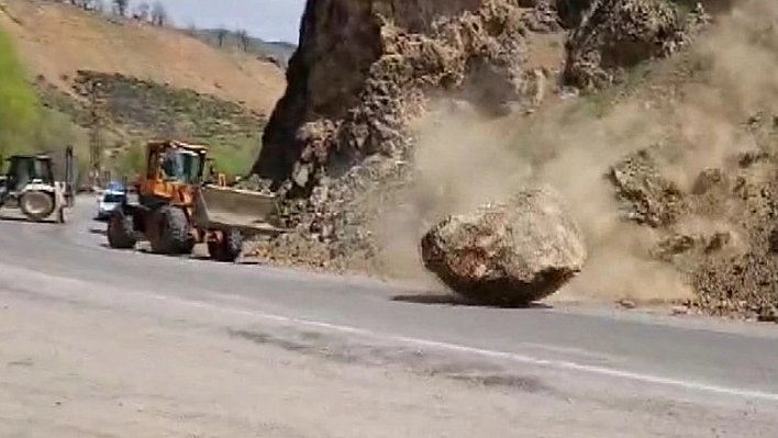 Doğu ve Güneydoğu'yu Karadeniz'e Bağlayan Yolda, Kaya Düşmesi Ve Heyelan Tehlikesi