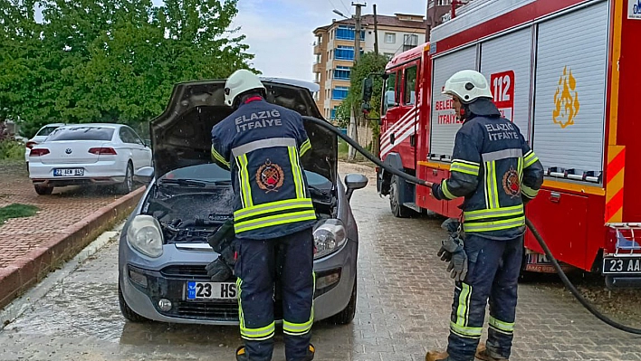 Doğukent'te Araç Yangını