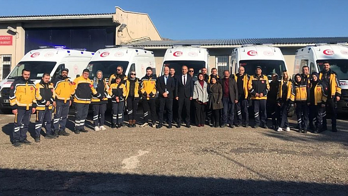 Elazığ'a 6 yeni ambulans müjdesi