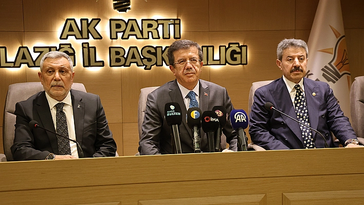 Elazığ'a gelen AK parti genel başkan yardımcısı Zeybekci açıklamalarda bulundu