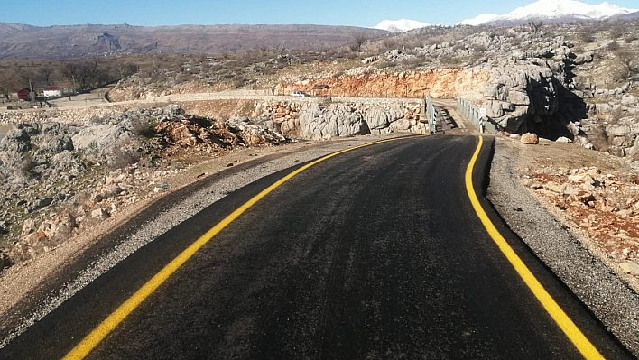 Elazığ'a Yeni Bir Yol Daha Bağlandı