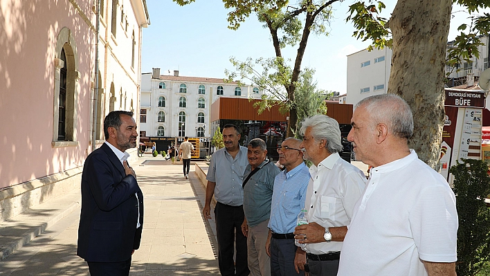 Başkan Şerifoğluları'nın vatandaşlarla temasları devam ediyor