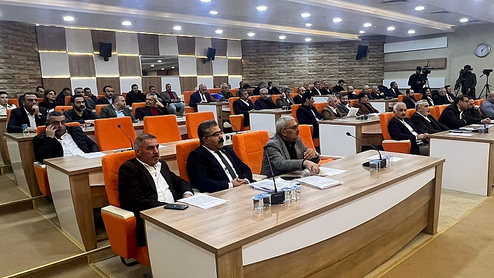 Elazığ Belediye Meclisi aralık oturumları başladı