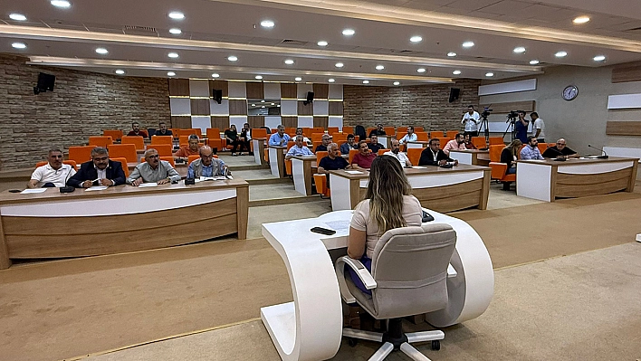 Elazığ Belediye Meclisi Temmuz ayı oturumları sona erdi