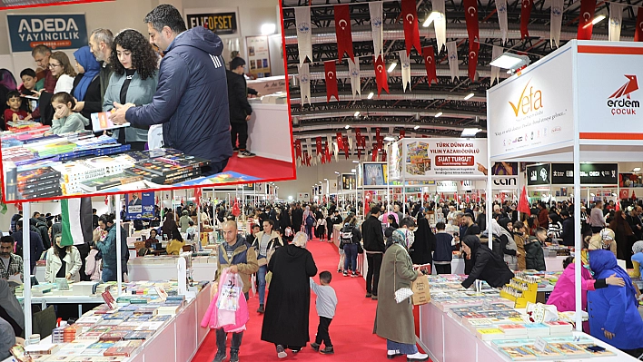 Elazığ belediyesi kitap fuarı'na yoğun ilgi