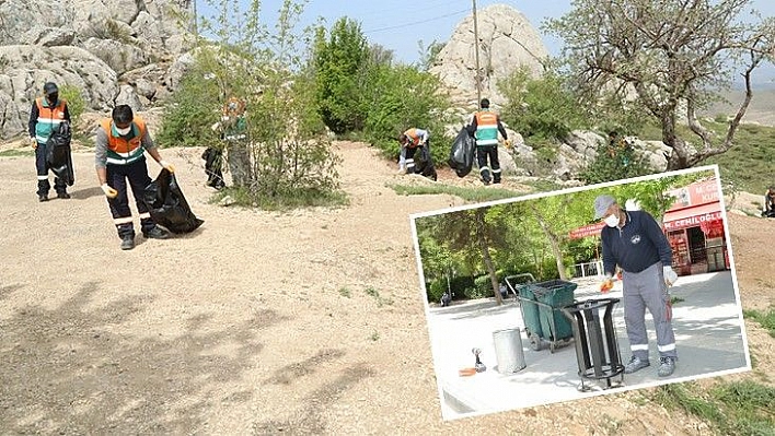 Elazığ Belediyesi'nde Bayram Öncesi Temizlik Çalışmaları