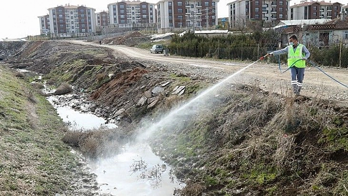 Elazığ Belediyesi'nden Larva İle Mücadele