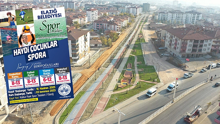 Elazığ Belediyesi'nin Ücretsiz Yaz Spor Kursları Başlıyor