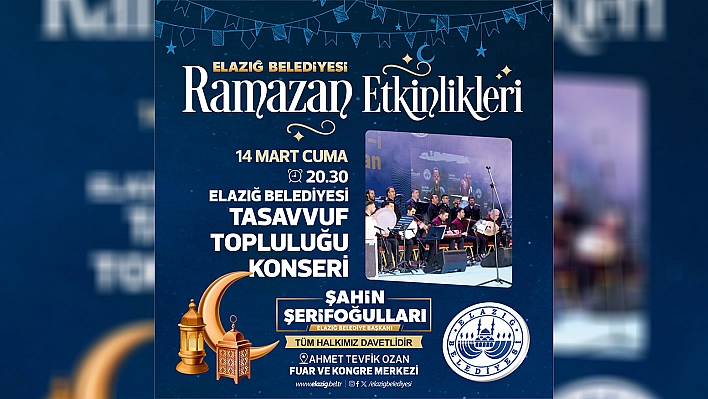 Elazığ Belediyesi Ramazan etkinlikleri tüm hızıyla devam ediyor