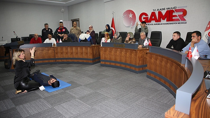 Elazığ Belediyesi Tarafından Gamer Personeline İlk Yardım Eğitimi Verildi