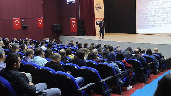 Elazığ Belediyesi tarafından 'Kamu Etik Kuralları Eğitimi' konulu seminer düzenlendi