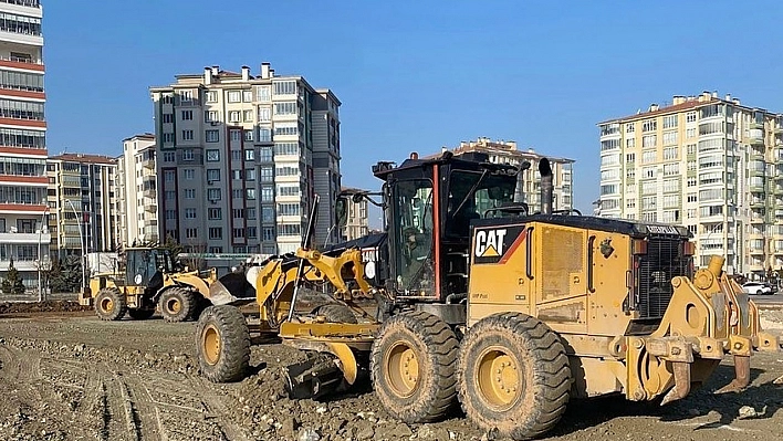 Elazığ Belediyesinden konteyner kent kurulumuna destek