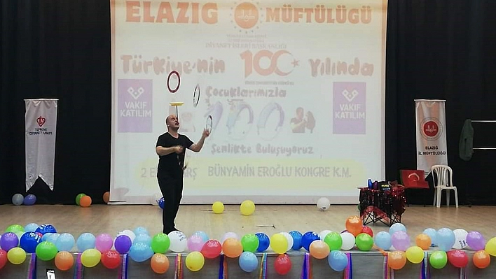 Elazığ'da '100. Yılda çocuklarımızla 100 şenlik' etkinliği