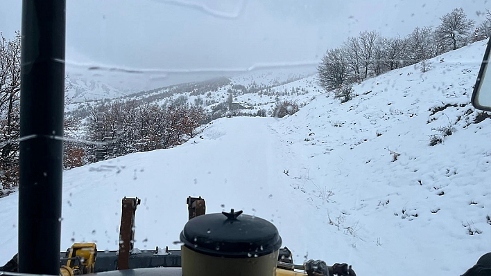 Elazığ'da 126 köy yolu ulaşıma açıldı