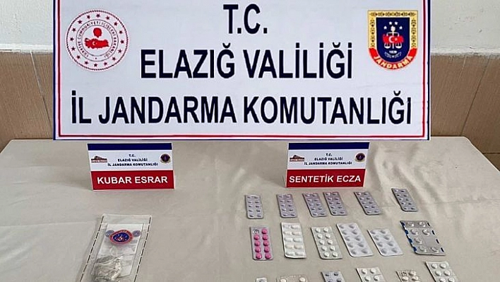 Elazığ'da 149 Adet Kırmızı Reçeteli İlaç Ele Geçirildi